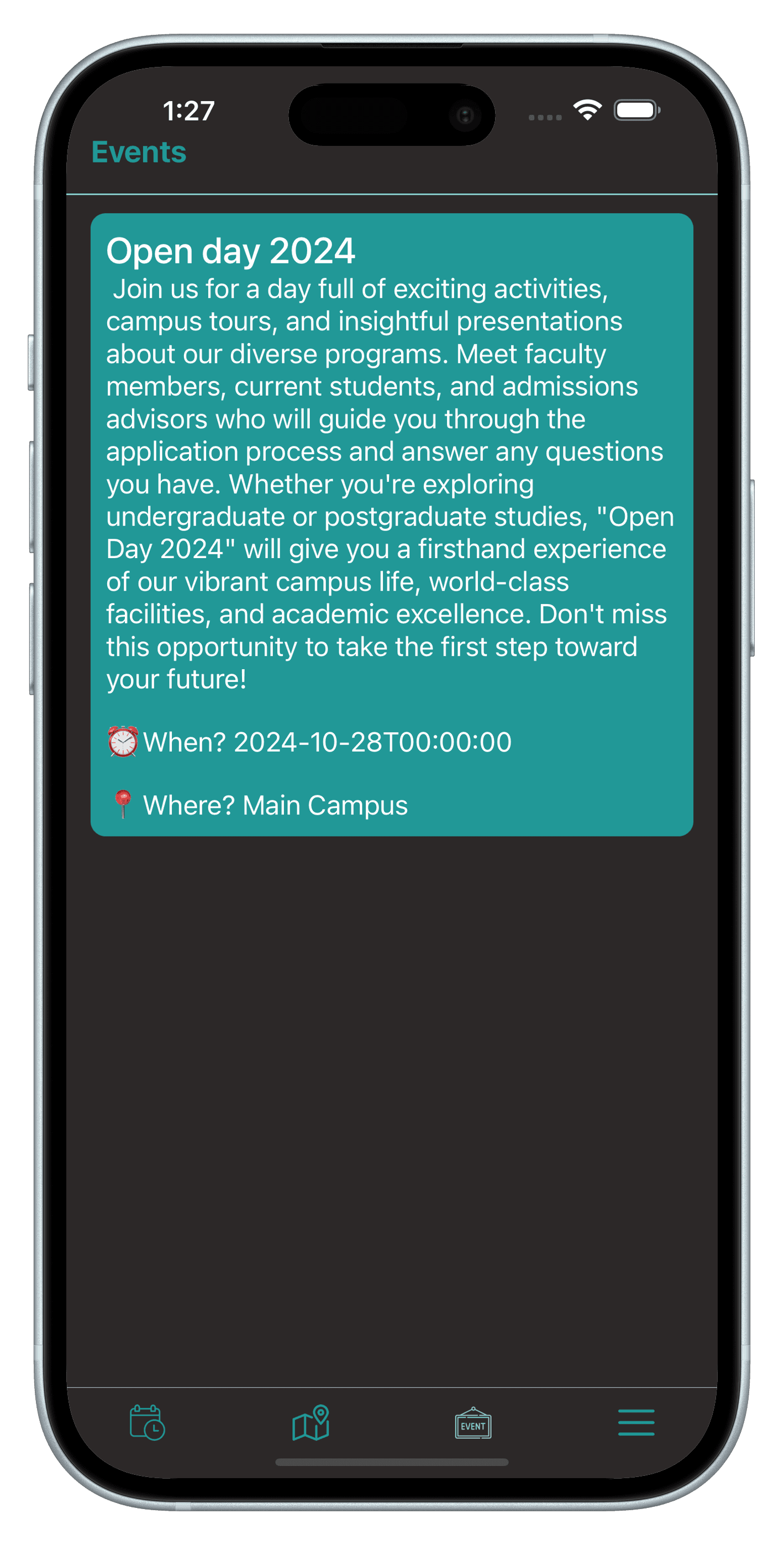Scheduler screenshot 2